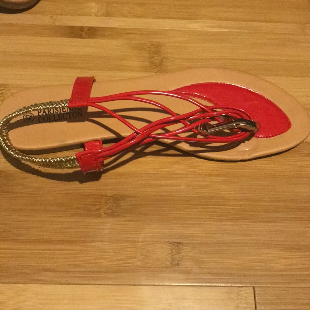 Red sandals good condition